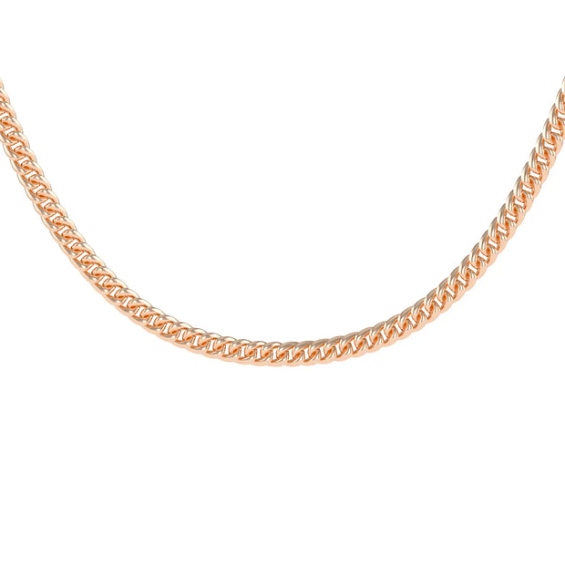 18K Gold Riviera Cuban Choker | Bellamare Jewelry
