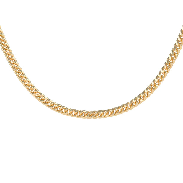 18K Gold Riviera Cuban Choker | Bellamare Jewelry