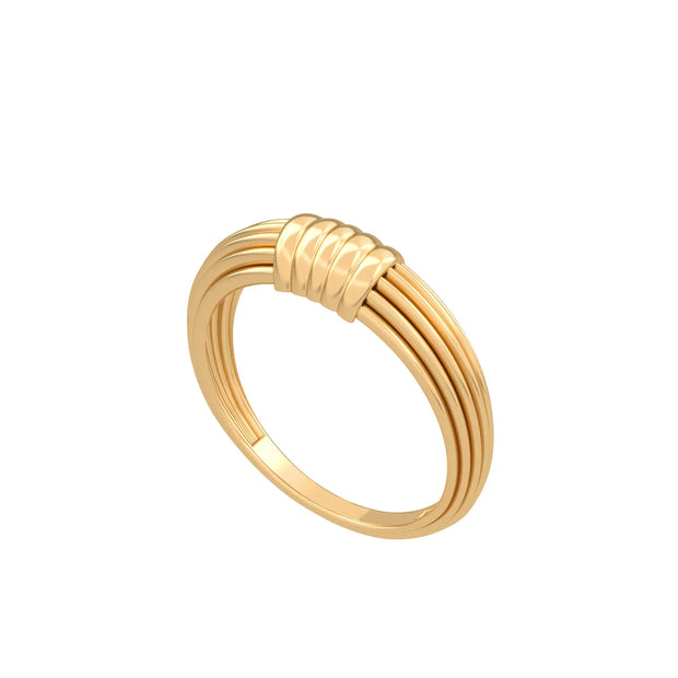 18K Gold Elia Ring | Bellamare Jewelry