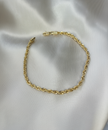 Enhanced 18K Gold Rope Bracelet - Photo 1