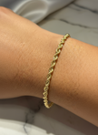 Enhanced 18K Gold Rope Bracelet - Photo 2