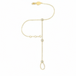 18K Gold Aria Diamond Hand Chain | Bellamare Jewelry