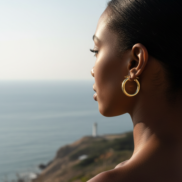Hoop Earrings Sea View 5