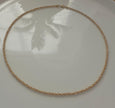 18K Gold Twisted Bead Necklace | Bellamare Jewelry