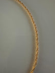 18K Gold Twisted Bead Necklace | Bellamare Jewelry