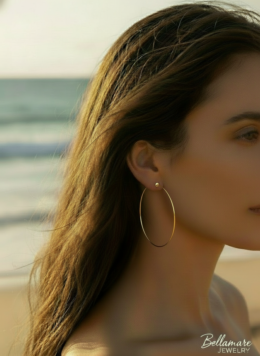 Lifestyle Photo - Seamless Circle Hoops