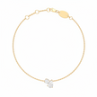 18K Gold 2-Stone Bracelet | Bellamare Jewelry