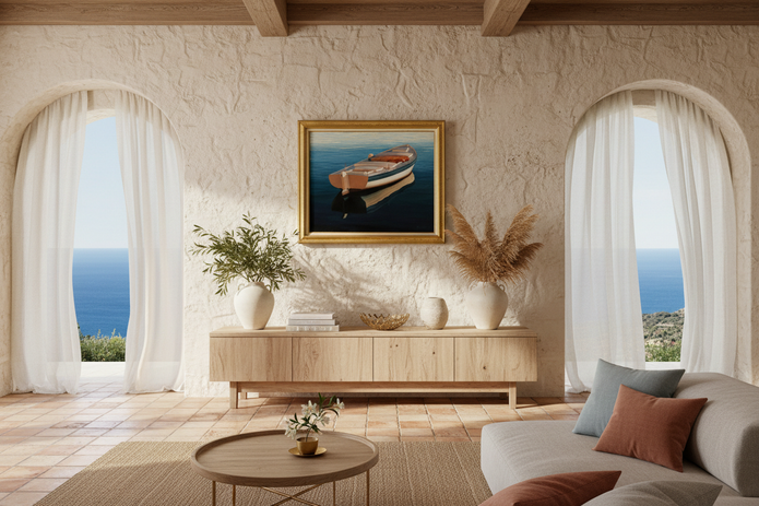 Mediterranean villa interior with BM-SA-03