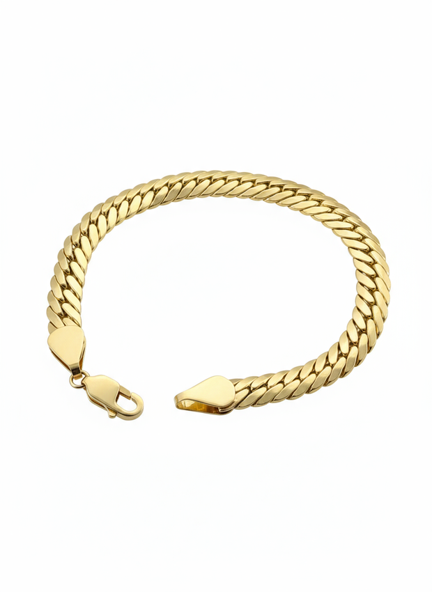 Miami Cuban Bracelet - White Background