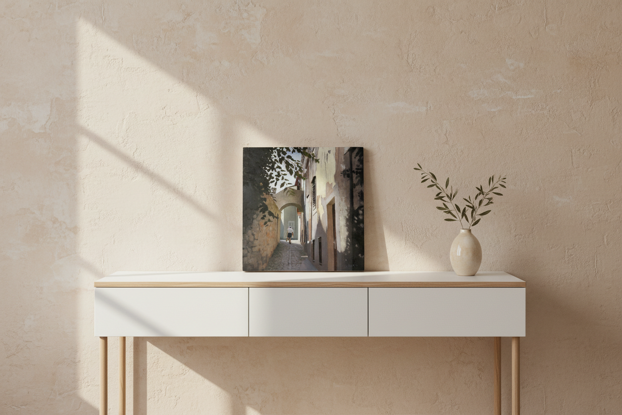 Minimal console table
