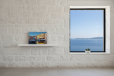 Minimalist stone house interior