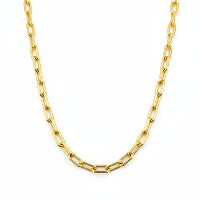 Necklace on white background