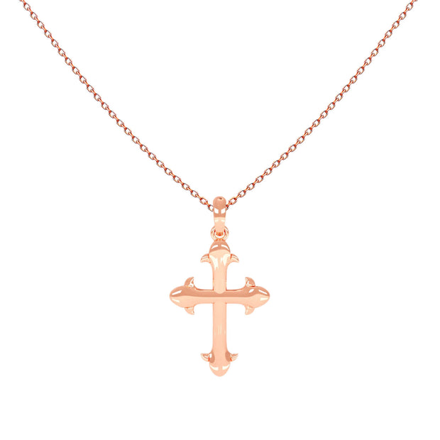 18K Gold Cross Necklace | Bellamare Jewelry