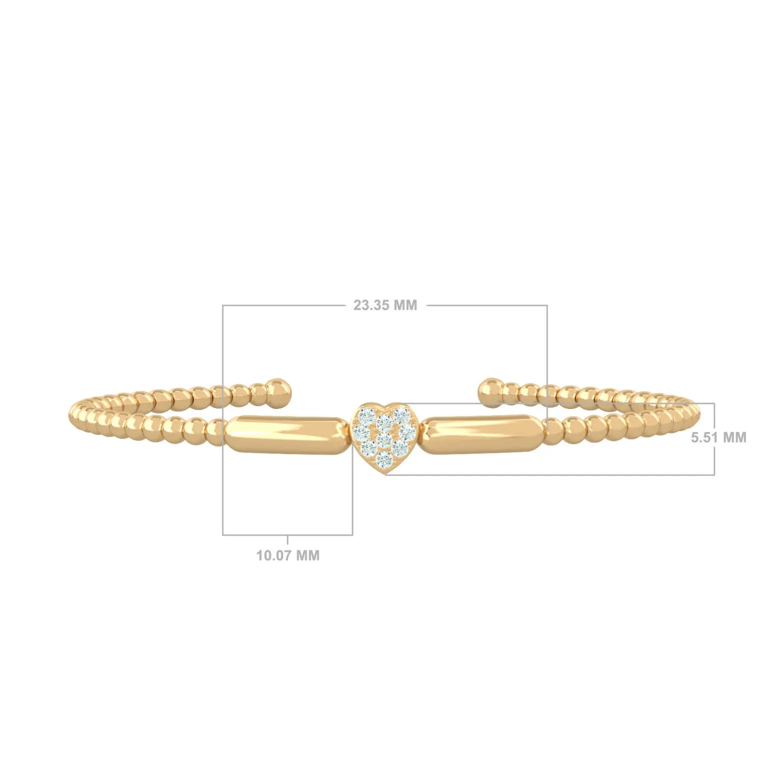 18K Gold Amore Diamond Bracelet | Bellamare Jewelry