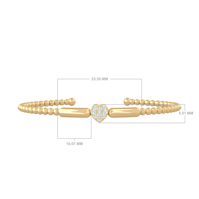 18K Gold Amore Diamond Bracelet | Bellamare Jewelry