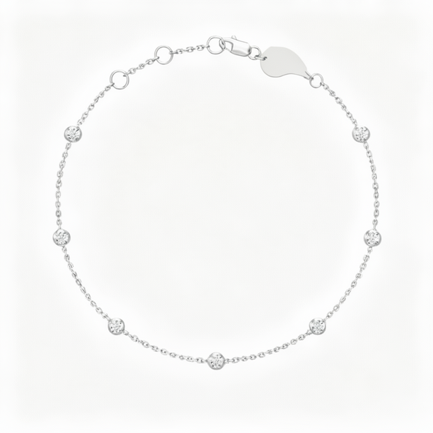 18K Gold Kids Diamond Bracelet | Bellamare Jewelry