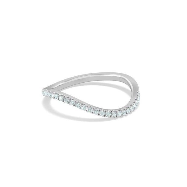 18K Diamond Wave Ring | Bellamare Jewelry
